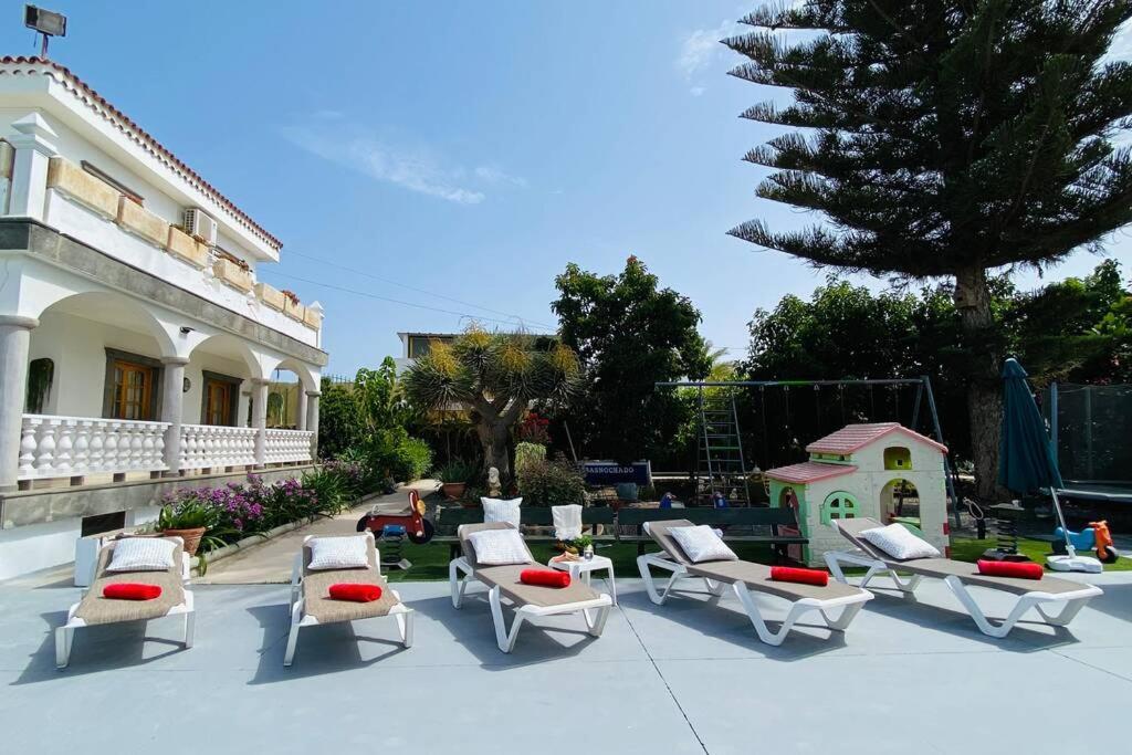 2 Apartments With Private Pool At Villa Diaz Aleman Salobre  Bagian luar foto
